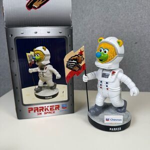 PARKER Fresno Grizzlies Mascot Bobblehead SGA 2019 Moon Landing Edition New